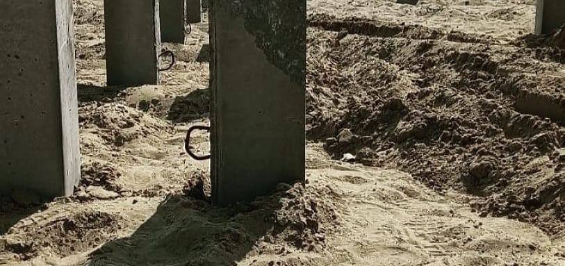 Фундамент на забивных ЖБ сваях