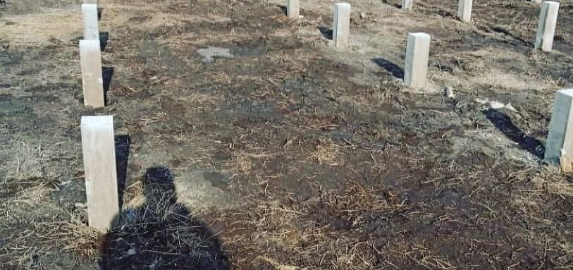Фундамент на забивных ЖБ сваях