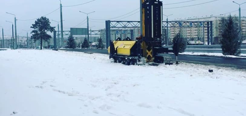Фундамент на забивных ЖБ сваях
